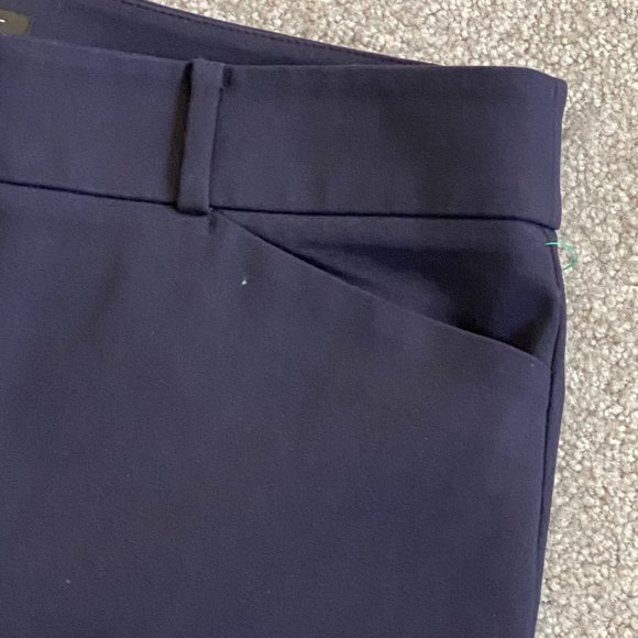 - LOFT Marisa Skinny Slacks in Navy Stretchy Office Classic NWOT US 6 - V1701 - Picture 4 of 8